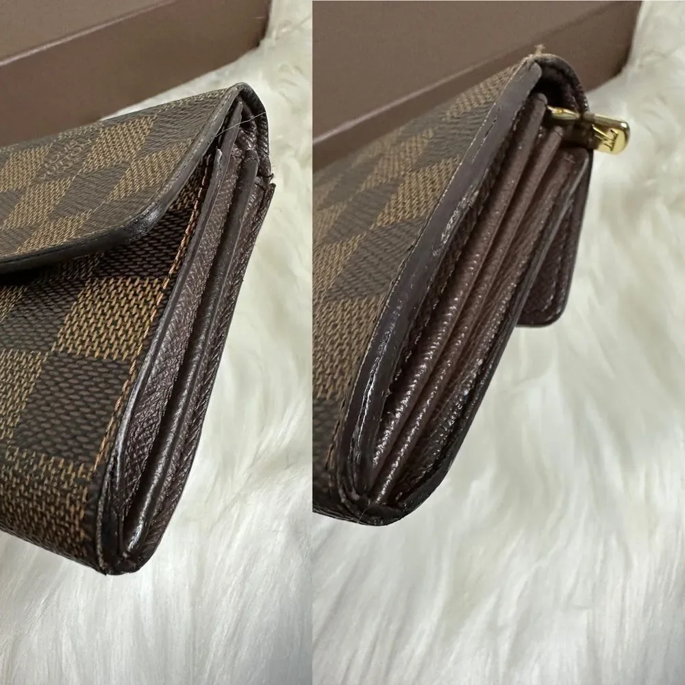 💯Authentic Louis Vuitton DE Long Wallet 🍀